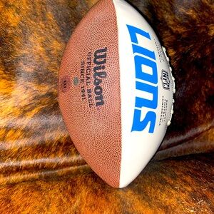 BRAND NEW WITH TAGS. WILSON LYONS SIGNATURE FOOTBALL